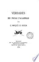 Verdades en pocas palabras
