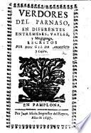 Verdores del Parnaso, en diferentes entremeses, vayles, y mogiganga