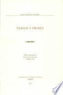 Versos y proses