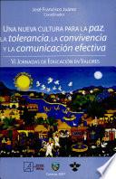 VI jornadas de educación en Valores