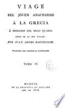 Viage del jóven Anacharsis á la Grecia