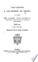 Viage literario á las iglesias de España