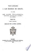 Viage literario á las iglesias de España: Solsona. Ager y Urgel. 1821