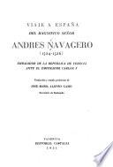 Viaje a España del magnífico señor Andrés Navagero (1524-1526)