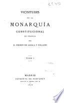 Vicisitudes de la monarquía constitucional en Francia