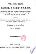 Vida del Beato Doctor Josef Oriol