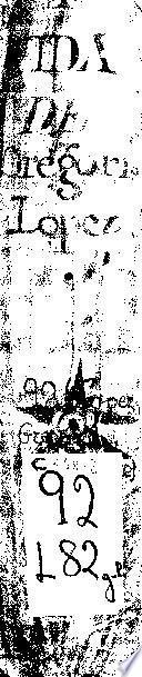 Vida del siervo de Dios Gregorio Lopez