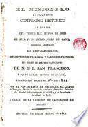 Vida del Vble Siervo de Dios Fray Diego de Cadiz