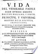 Vida del venerable padre Joan Dunsio Escoto (etc.)