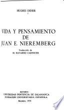 Vida y pensamiento de Juan E. Nieremberg