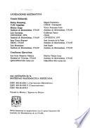Vigésimo séptimo Congreso Nacional de la Sociedad Matemática Mexicana