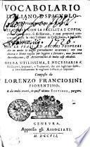 VOCABOLARIO ITALIANO, ESPAGNOLO