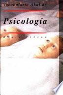 Vocabulario Akal de Psicología