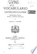 Vocabulario castellano-guaymie
