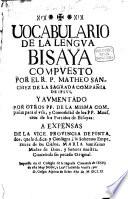 Vocabulario de la lengua Bisaya