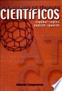 Vocabulario de términos científicos