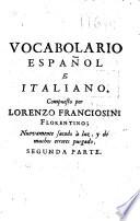 Vocabulario español e italiano