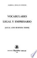 Vocabulario legal y empresario