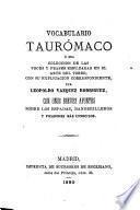 Vocabulario taurómaco