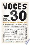 Voces -30. Nueva narrativa chilena
