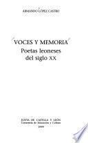 Voces y memoria