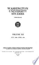 Washington University Studies