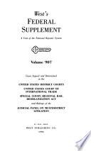 West's Federal Supplement