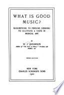 What is Good Music?