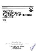 Who's who Among Students in American Universities and Colleges