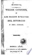 William Cavendish, ó, Los malos efectos del divorcio y del juego