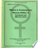Women in Contemporary Mexican Politics II
