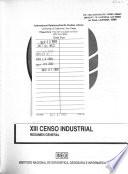 XIII censo industrial