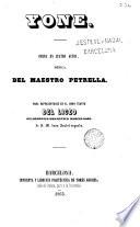 Yone.Opera en cuatro actos Errico Petrella