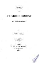 ÿtudes sur l'histoire romaine par Prosper Mérimée