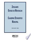 Zitácuaro estado de Michoacán. Cuaderno estadístico municipal 1995
